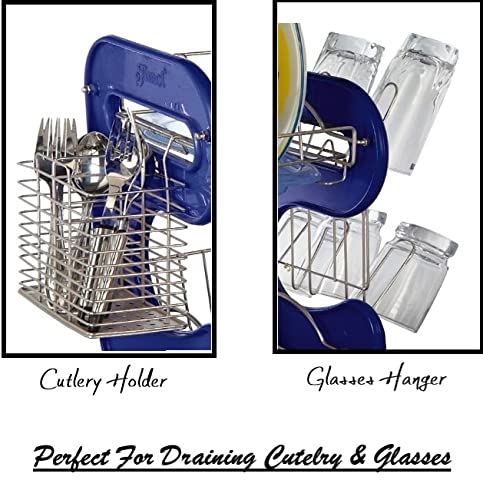 7791 STAINLESS STEEL DRAIN BOWL STORAGE RACK HOLDER PLATE DISH CUTLERY CUP RACK WITH TRAY KITCHEN SHELF STAND 7791 STAINLESS STEEL DRAIN BOWL STORAGE RACK HOLDER PLATE DISH CUTLERY CUP RACK WITH TRAY KITCHEN SHELF STAND